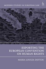 Exporting the European Convention on Human Rights cover